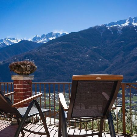 Panoramic Apartment Italian Alps Valtellina Near Sondrio, Tirano Poggiridenti Eksteriør billede
